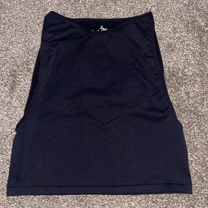 Intimately by Free People Black Crop Tank Top - Size Medium/Large